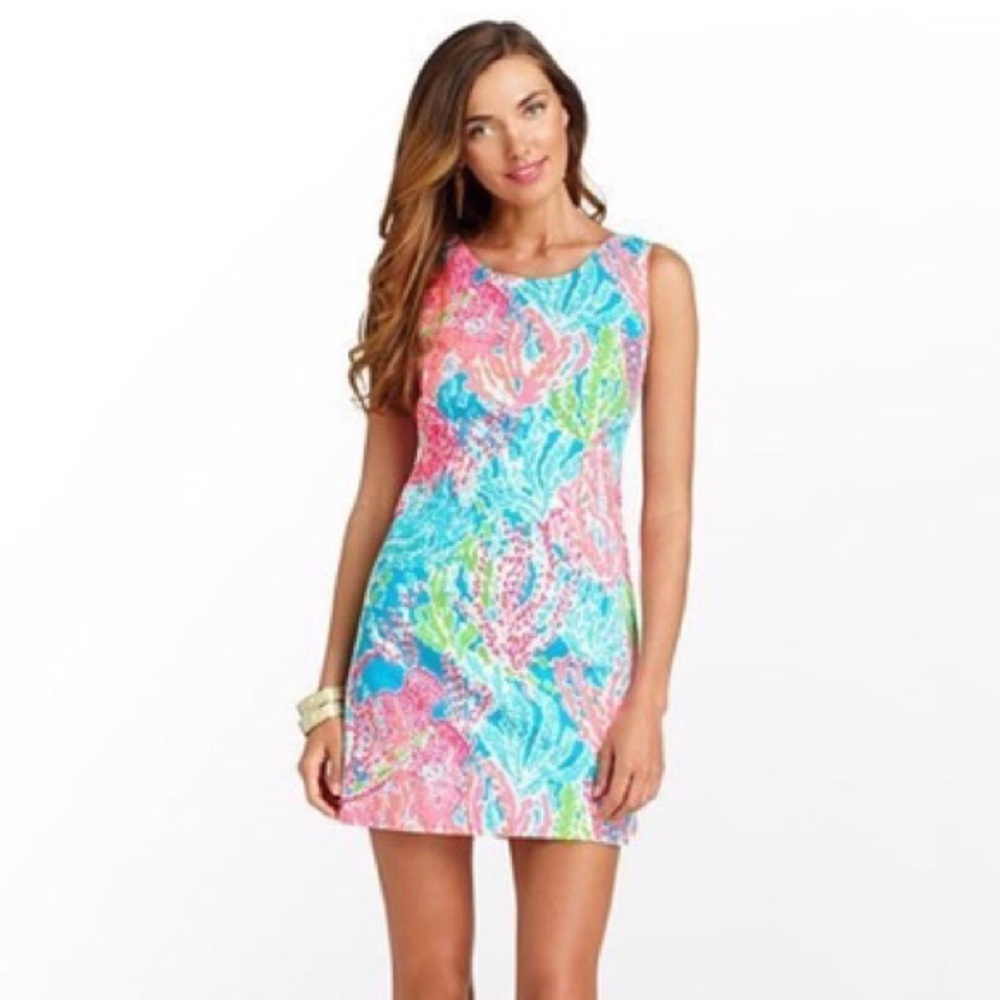 LILLY PULITZER Delia Lets Cha Cha shift dress